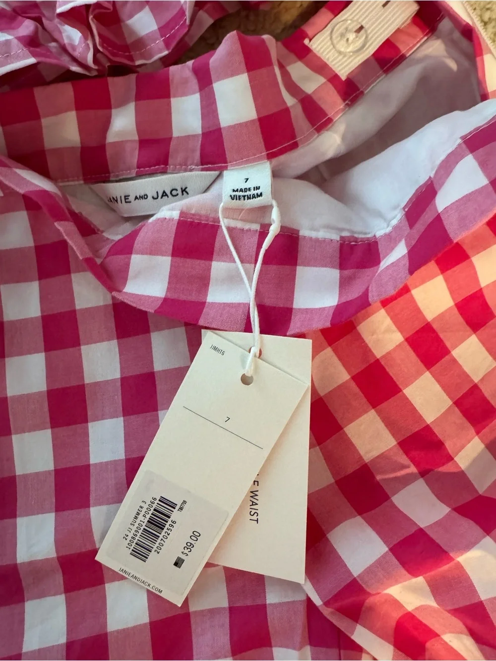 Janie and Jack set size 7